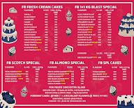 FB Cakes menu 1