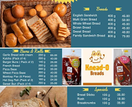 Knead-O Breads menu 1