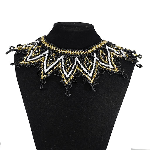 Title 9, Handmade Rice Bead Long Tassel Three-Layer Bead...