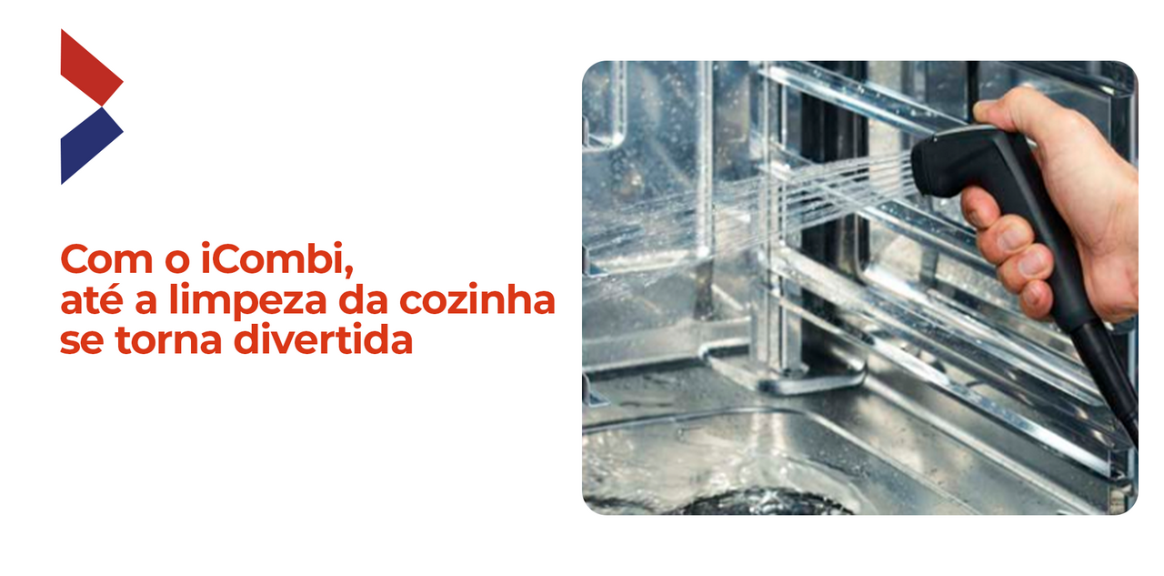 Com o iCombi, até a limpeza da cozinha se torna divertida