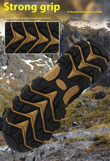 Title 14, Plus Size Mens High-top Hiking Shoes Non-slip ...