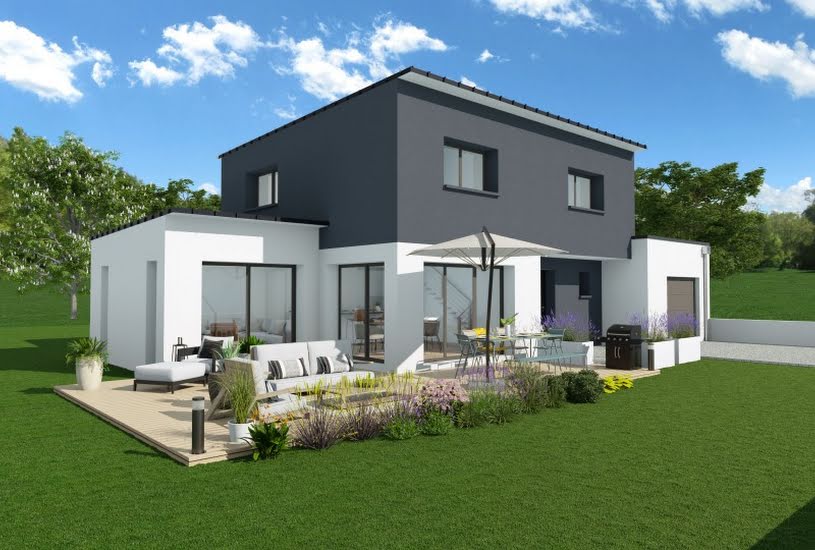  Vente Terrain + Maison - Terrain : 425m² - Maison : 149m² à Prinquiau (44260) 