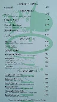 Opium Bar - Hotel City Park menu 5