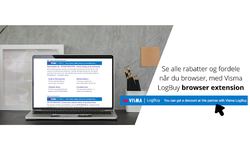 rabatter fordele browser, Visma LogBuy browser extension 