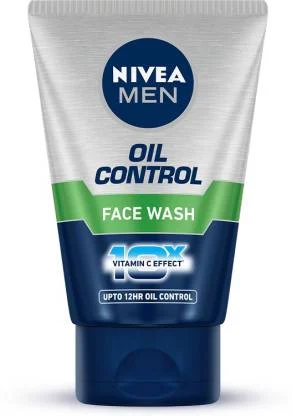 Nivea Men Face Wash - Oil Control, 10x Vitamin C - 100 ml