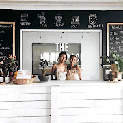 Anesu Mbizvo and Banesa Tseki, the owners of the Nest Space, a yoga studio and vegan cafe.  