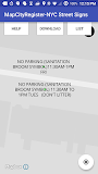 NYC Street Signs-City Register
