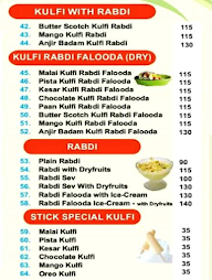 Rassily Falooda menu 6