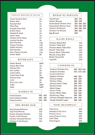 The Bawarchikhana menu 6