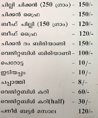 Nikunjam Restaurant menu 2