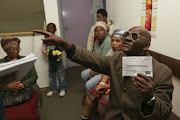 Boyce Mockson airs his grievances about Sassa during a Sanco meeting in Mdantsane in the Eastern Cape.