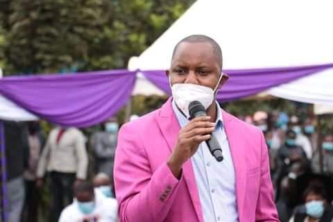 David Kariuki, Deputy Governor of Embu County, addressing residents at a past event.