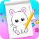 How to draw cute animals step by step icon