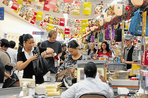 TIGHT LEASH: Retailers had muted sales growth during the Christmas shopping period as cash-strapped consumers watched where every rand went and tried to make it stretch further