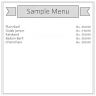 Mamta Sweets menu 1