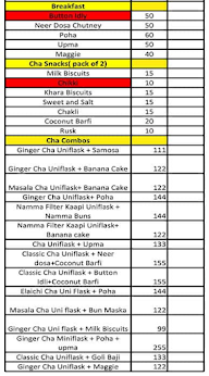 Cha Angadi menu 2