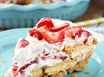 No Bake Strawberry Lemon Cookie Pie - Life Love and Sugar was pinched from <a href="http://www.lifeloveandsugar.com/2014/02/18/no-bake-strawberry-lemon-cookie-pie/" target="_blank">www.lifeloveandsugar.com.</a>