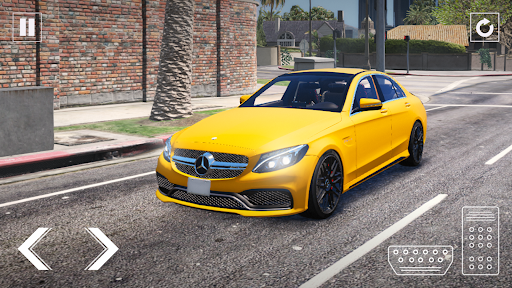 Screenshot Real Car Parking Benz C63s AMG