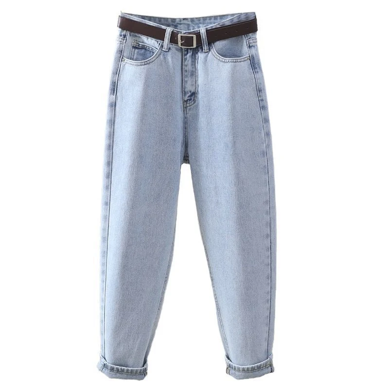 Jean Harem Taille Haute Femme Automne Confort et Style Parfait pour un Look Décontracté Profitez de la Mode Automnale et Soyez à l'aise
