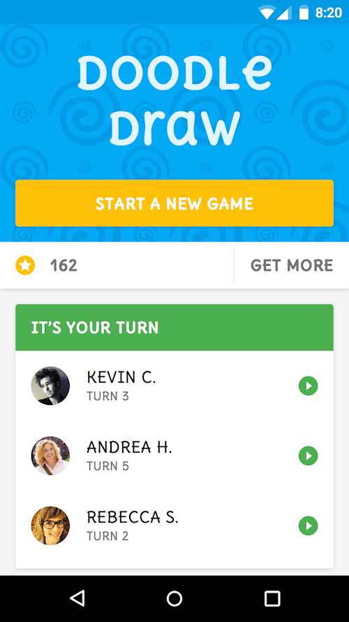 Android application Doodle Draw for Messenger screenshort