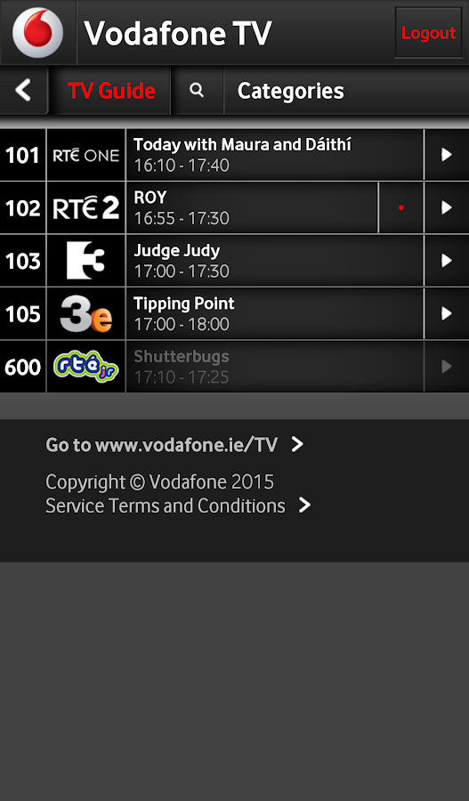 Vodafone TV Anywhere - Android Apps on Google Play