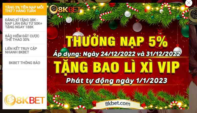 nạp tiền 8KBEt để nhận vô vàn ưu đãi