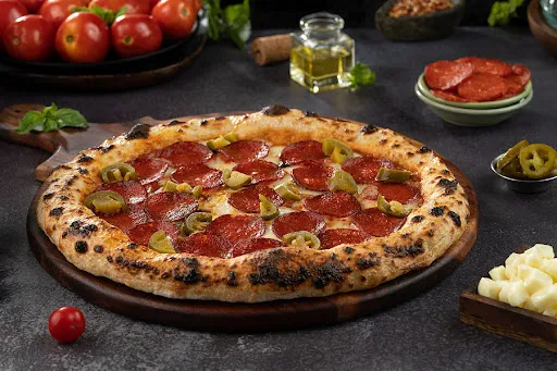 Naples - Pepperoni (pork) With Jalapeno Pizza