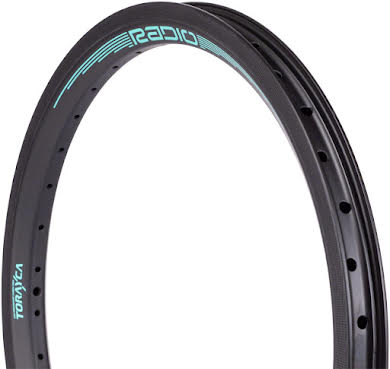 Radio Raceline Solar Carbon Rim - 20" - 36h - Black/Teal alternate image 0