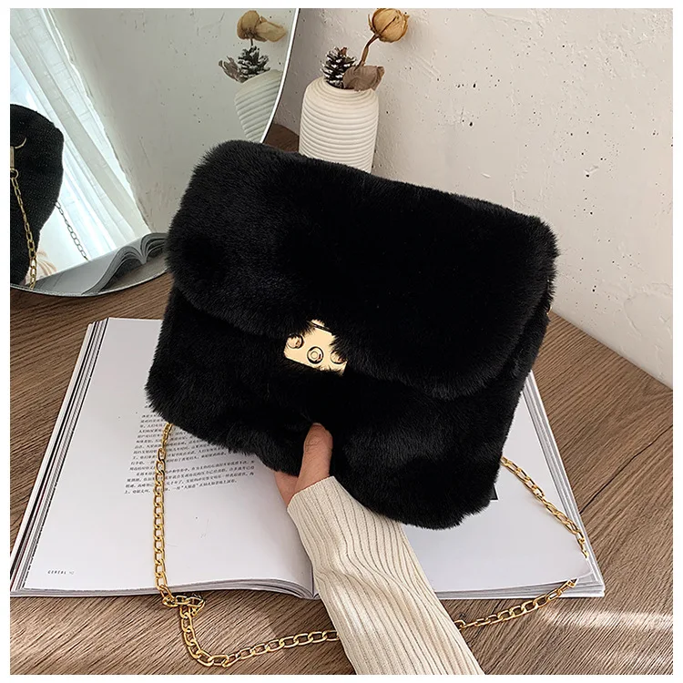 Title 2, Kadın Moda Peluş Tek Omuz Çapraz Çanta, günlük ...