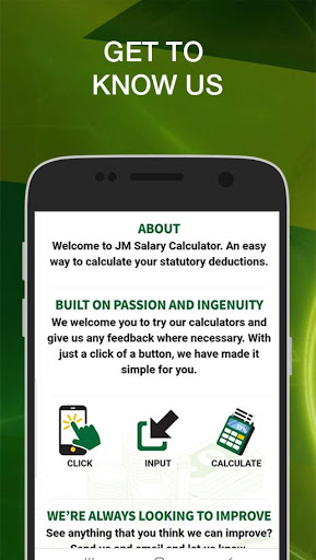 Screenshot Jamaican Salary Calculator