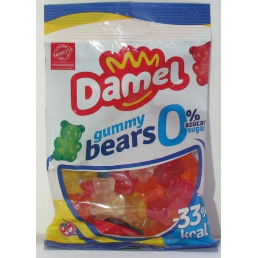 Gomitas Damel Sin Azucar Gummy Bears x 100 gr   
