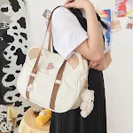 White send bear pendant