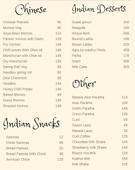 Ratan Sweets menu 1