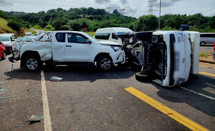 A truck crashed into five vehicles on the M7 in Durban on Wednesday.