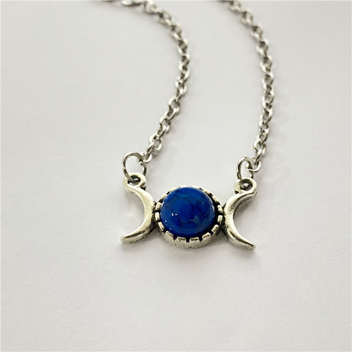 Title 4, Natural Stone Necklace Amethyst Guardian Stone ...