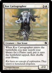 Image result for mtg duel decks kor cartographer