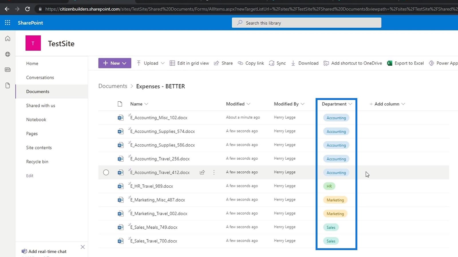 metadata in Sharepoint