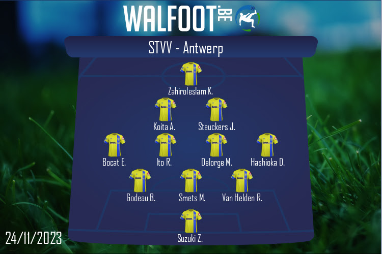 Composition STVV | STVV - Antwerp (24/11/2023)