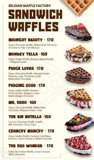 Belgian Waffle Factory menu 1