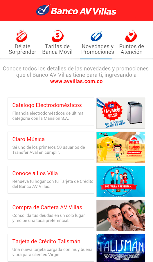 credito libranza av villas