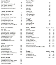 Veggie Junktion menu 1