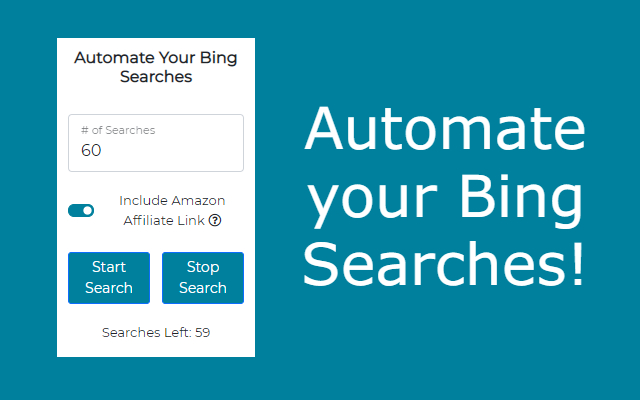 Automate Your Bing Searches chrome extension