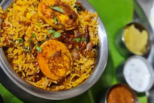 Hyderabadi Egg Dum Biryani