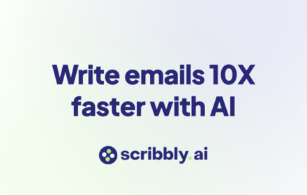 Scribbly AI: ChatGPT Email Assistant small promo image