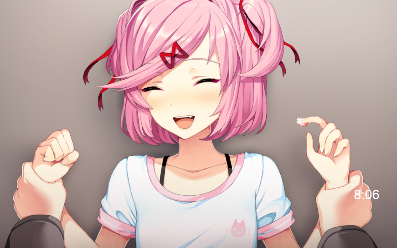 Just Natsuki Screen Saver : DDLC Preview image 4