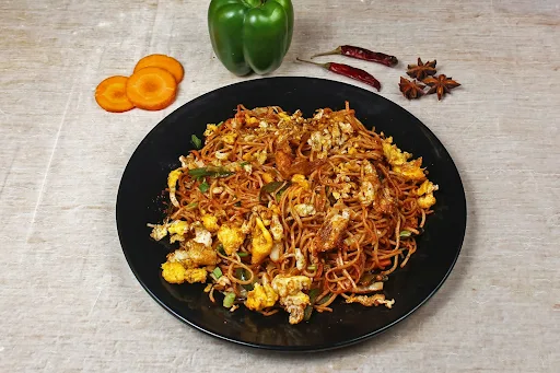 Double Egg Schezwan Noodles