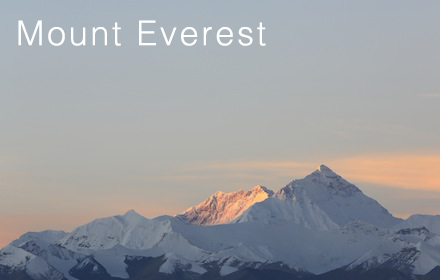 Mount Everest (1440- x 900-) small promo image