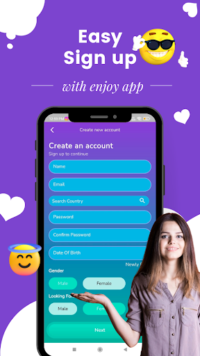 Screenshot Enjoy - Live Video Chat App