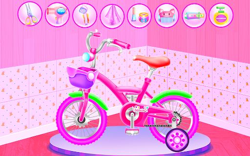 Screenshot Girl Bike Fix & Washing Salon