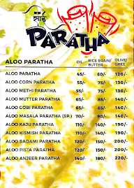 Sai Paratha menu 2